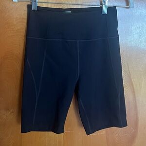 Girlfriend Collective Black High-Waisted Shorts